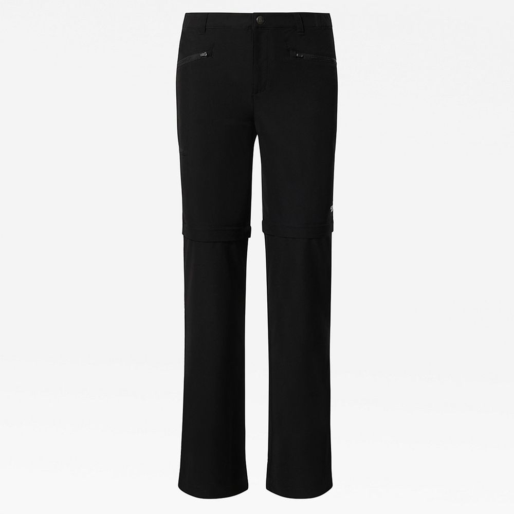 The North Face Pants Womens Australia - The North Face New Peak 2 Convertible Black (ZIA-816027)